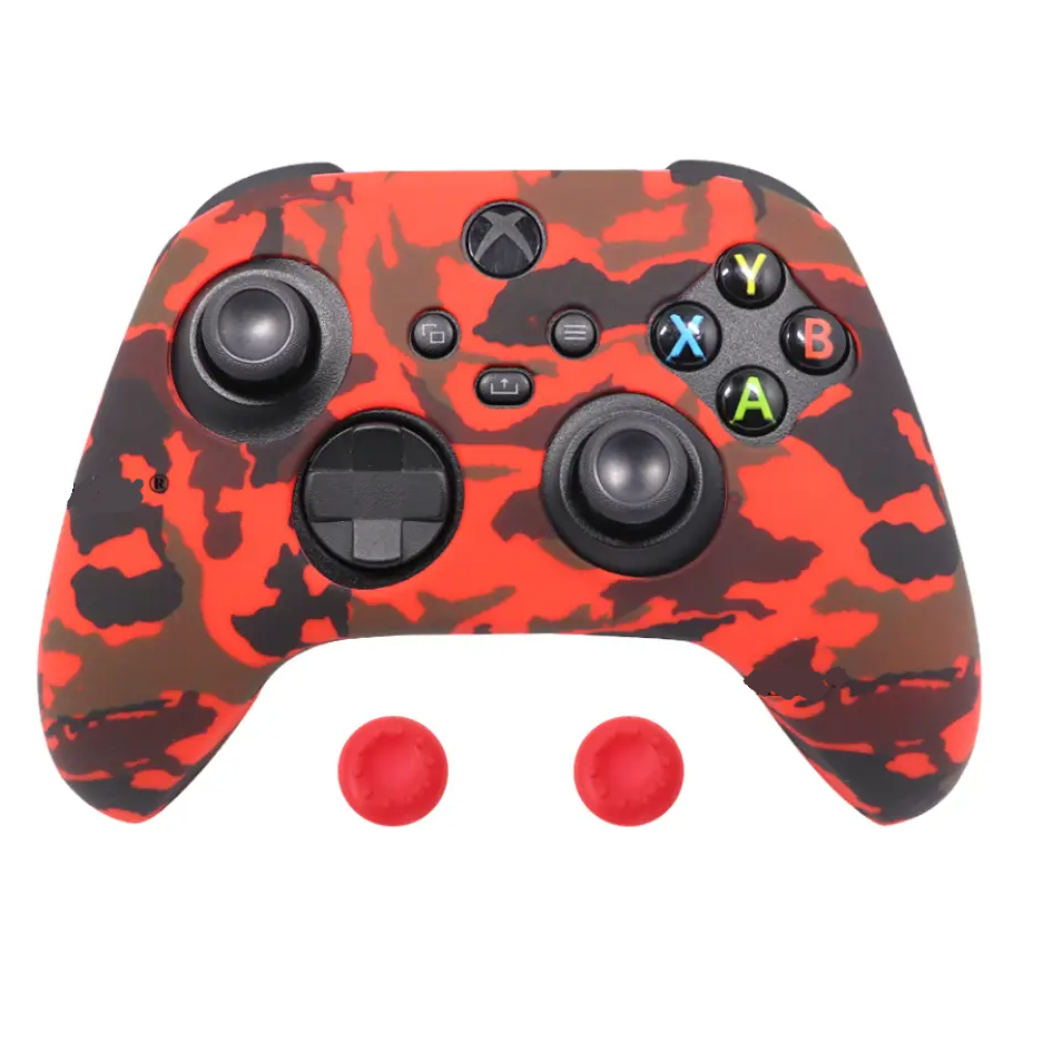 Чохол силіконовий для геймпада Xbox Series X/S - Camo Red