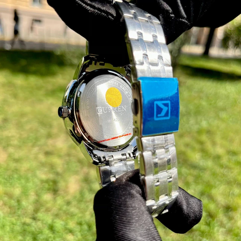 Наручные часы Curren 8422 Silver/Black - фото 9