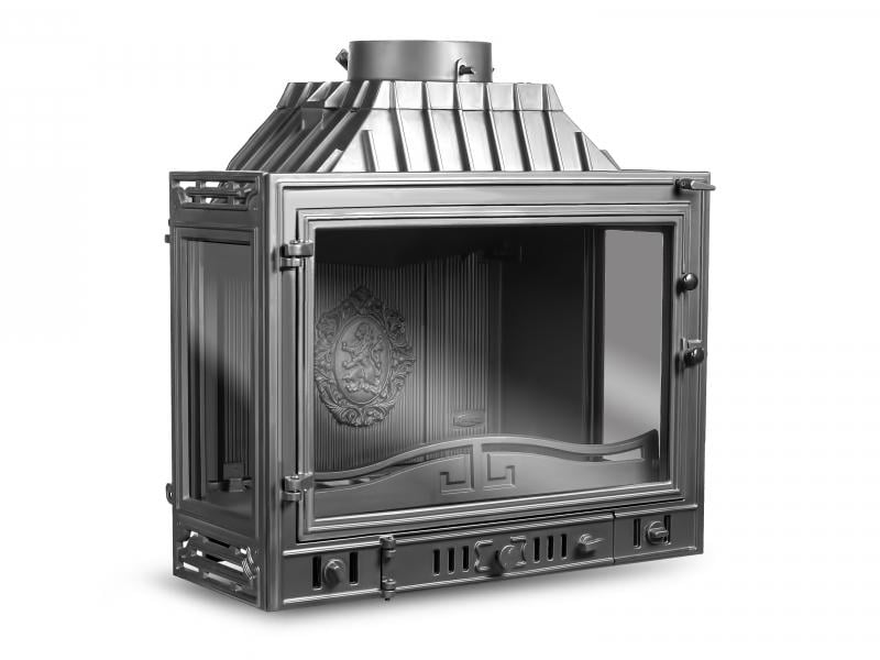 Топка каминная KAWMET W4 с левым и правым стеклом 14,5 кВт