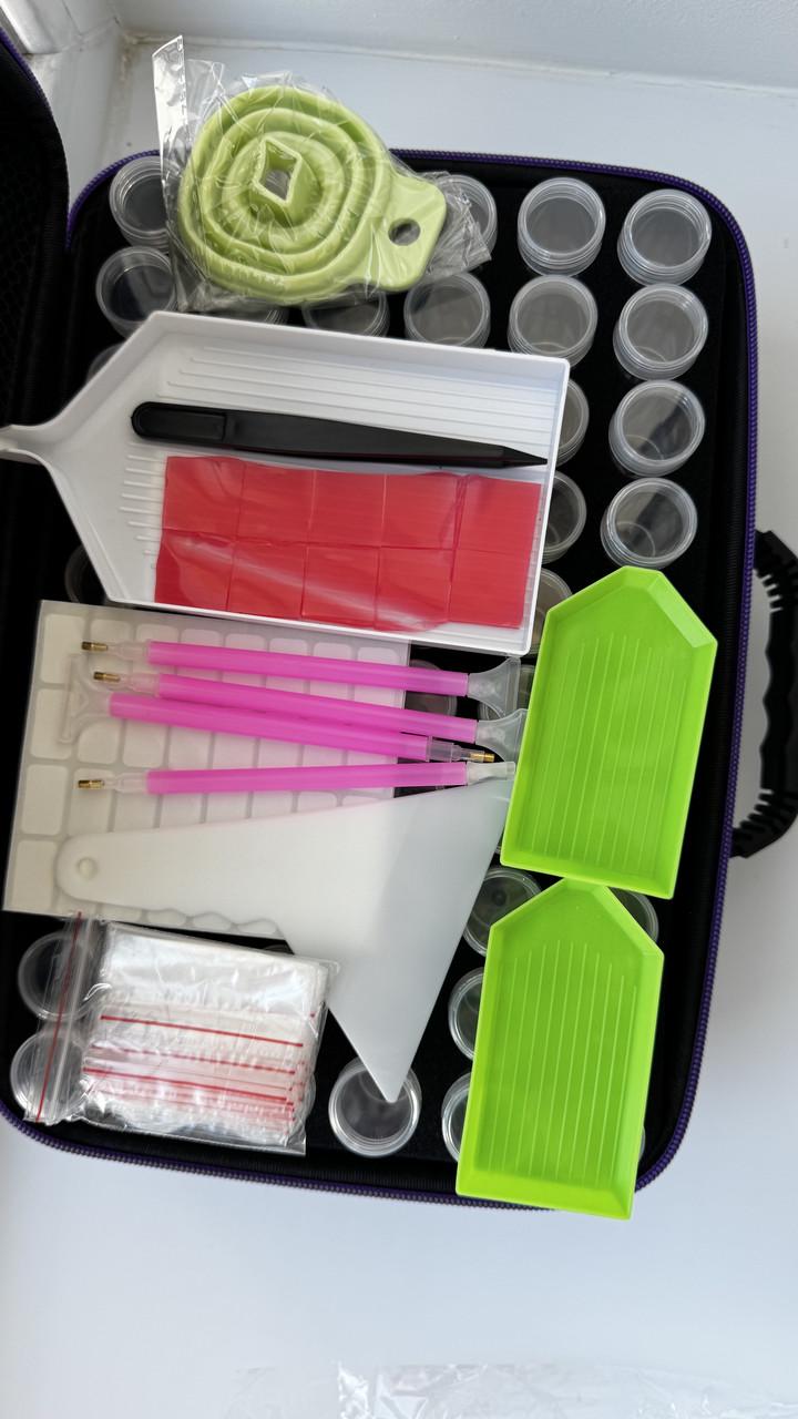 Органайзер для алмазної мозаїки 120 баночок - фото 3 Органайзер для алмазної мозаїки 120 баночок - фото 3