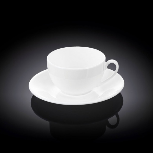 Чашка для кофе с блюдцем Wilmax 120 мл (993188/AB)
