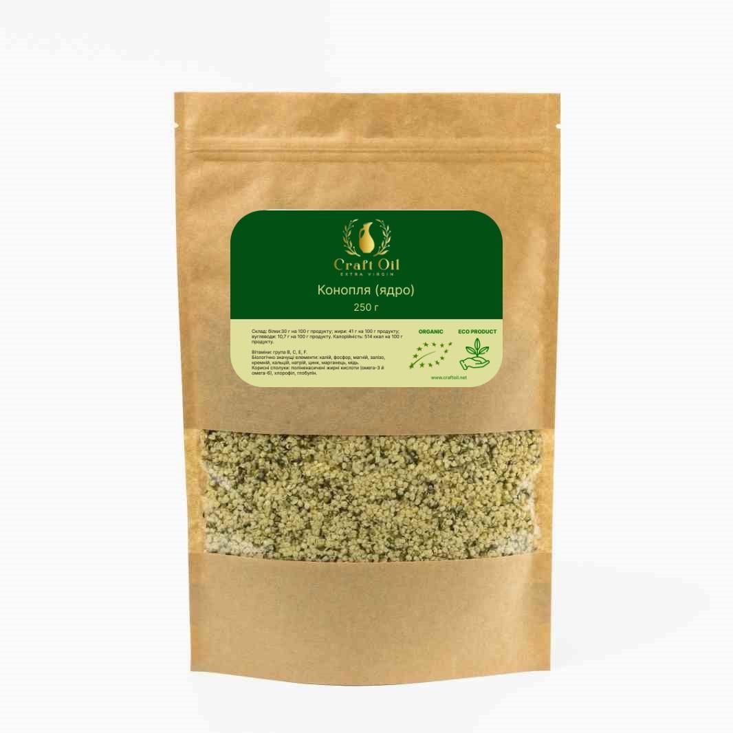 Семена конопли ядра Craft Oil 250 г (2069636538)