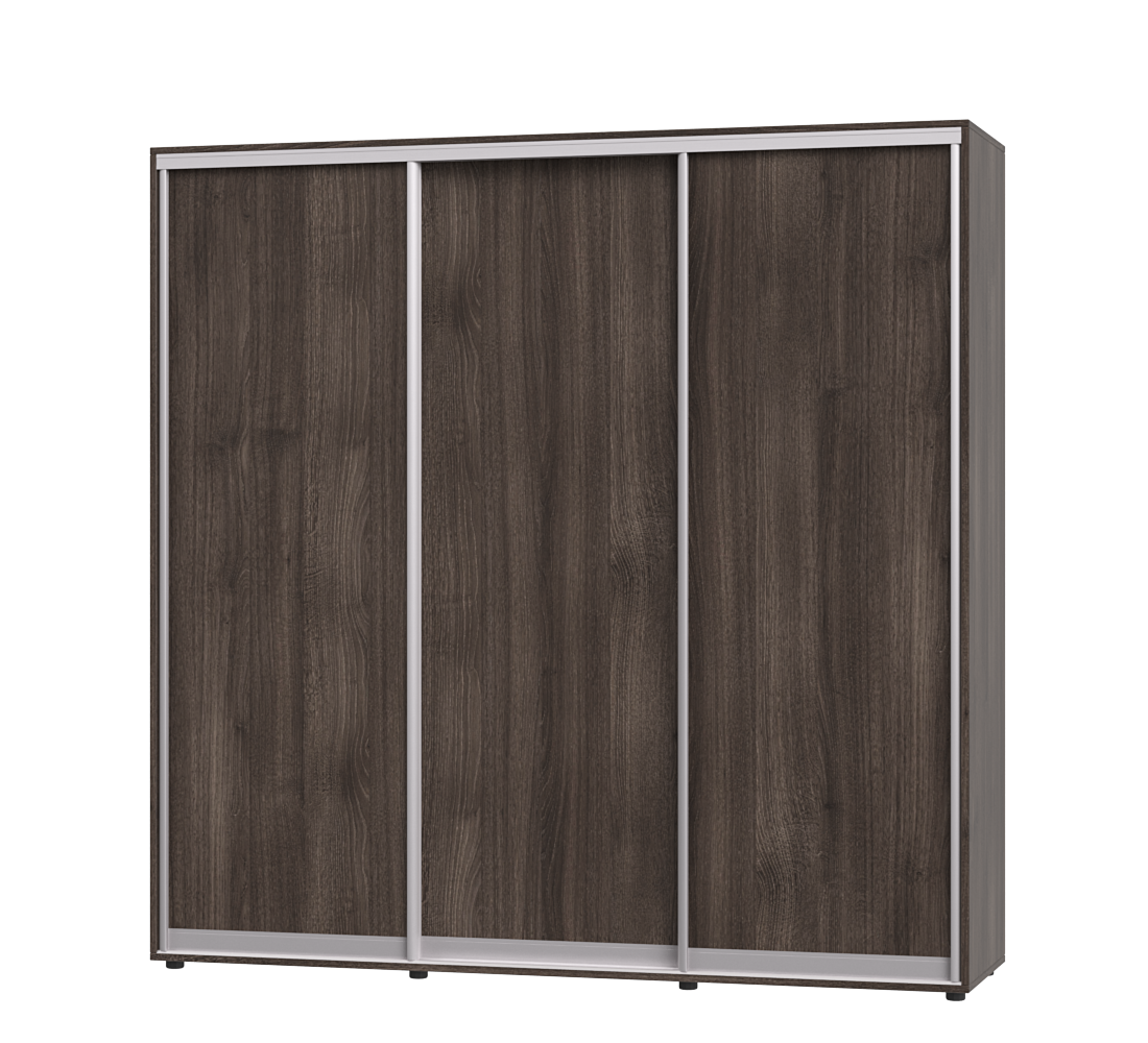 Шафа-купе тридверна Еверест ШК-05 230х60х220 см Шамоні Темний (07462)