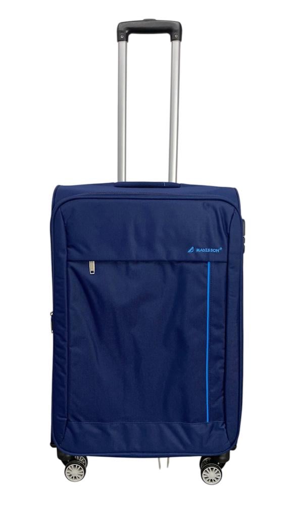 Валіза середня Madisson Snowball 35703 поліестер М Синій - фото 1 Валіза середня Madisson Snowball 35703 поліестер М Синій - фото 1
