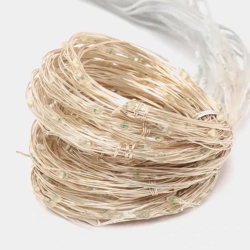 Гирлянда-штора Роса на солнечной батарее (23456849001_304) - фото 3 Гирлянда-штора Роса на солнечной батарее (23456849001_304) - фото 3