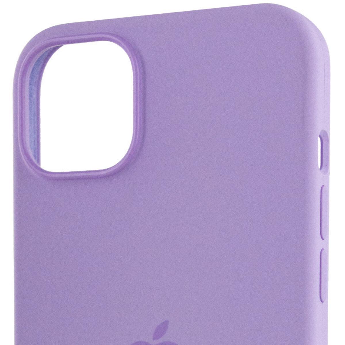 Протиударний чохол Silicone Full Case AAA MagSafe IC для Apple iPhone 14 Lilac - фото 4