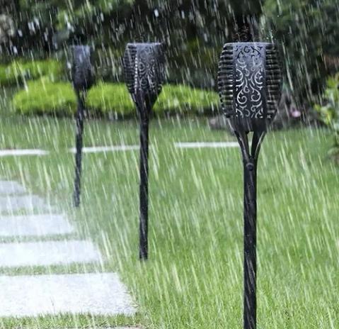 Фонарь светодиодный солнечный с эффектом пламени аккумулятор 3,7В 51 см Черный - фото 11 Фонарь светодиодный солнечный с эффектом пламени аккумулятор 3,7В 51 см Черный - фото 11