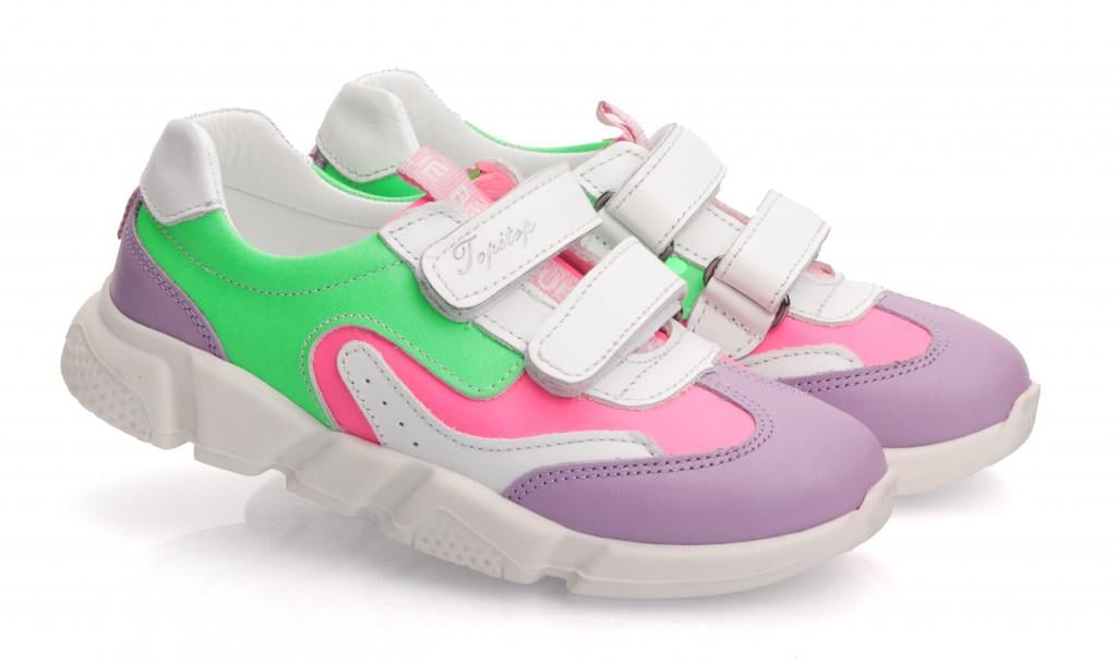 Кроссовки Topitop для девочек р. 23 Сиренево-белый (197)