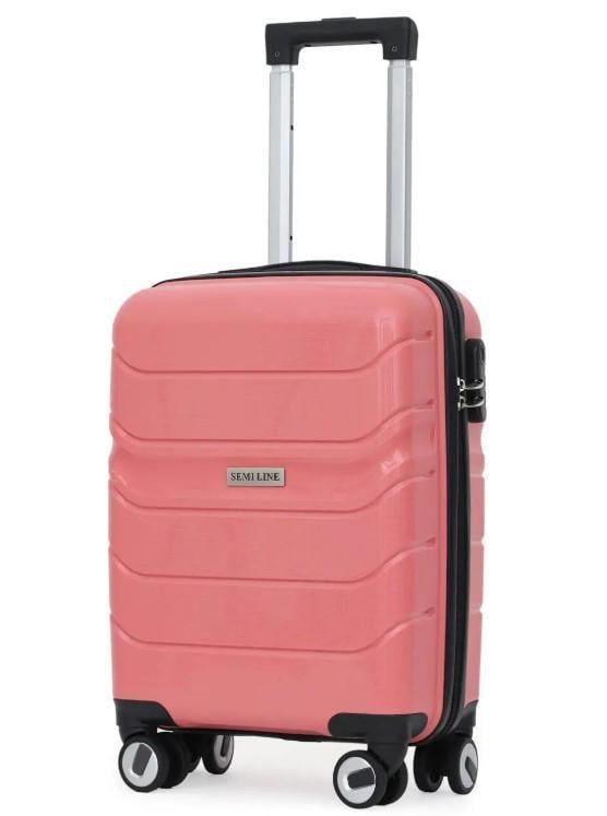 Чемодан SEMI LINE T5615-1 20" S Pink (60273)