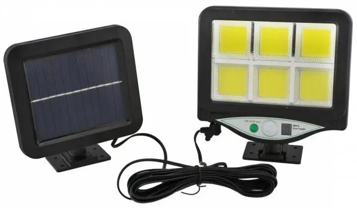 Ліхтар підвісний вуличний Solar ligh BL BK-128-6COB на сонячній батареї з датчиком руху Чорний (50002) - фото 4 Ліхтар підвісний вуличний Solar ligh BL BK-128-6COB на сонячній батареї з датчиком руху Чорний (50002) - фото 4