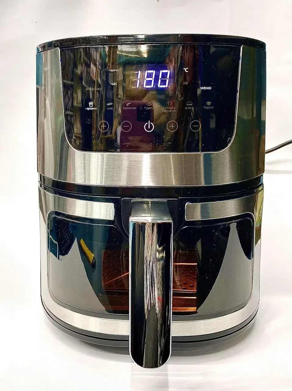 Аерофритюрниця Rainberg RB-2268 сенсорна 8 л 4200 Вт (2817198639)