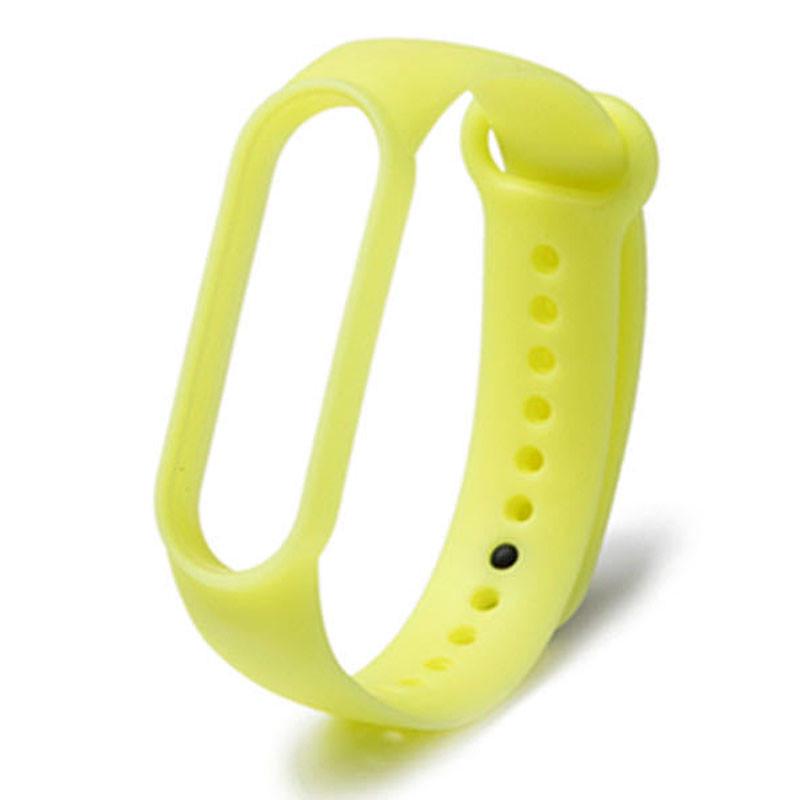 Ремінець силіконовий Neon для Xiaomi Mi Band 5/6 Жовтий (00000039437_2)