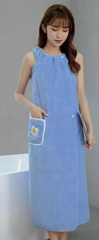 Халат-полотенце 2в1 L Blue (id_523) - фото 1