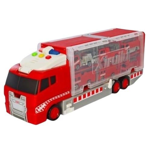 Трейлер контейнер-гараж A-Toys Пожарная техника (AY1818AD) Трейлер контейнер-гараж A-Toys Пожарная техника (AY1818AD)