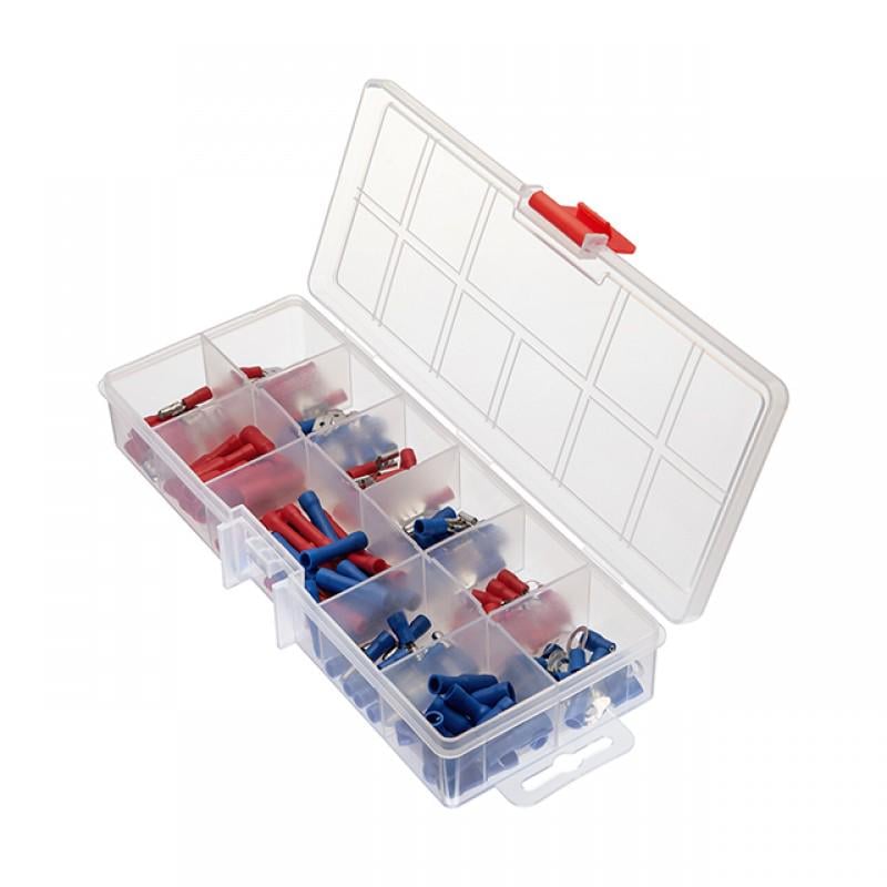 Коннектор обжимной изолированный INTERTOOL TC-9010 для автомобильной электропроводки 144 шт. (32406837)