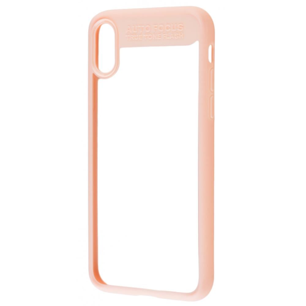 Чехол Rock Clarity Series case PC/TPU для iPhone X Pink