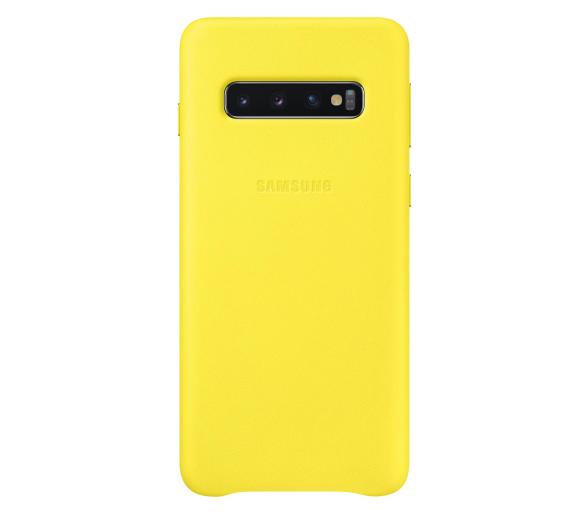 Чехол кожаный противоударный Official Leather Cover EF-VG973LYEGRU для Samsung Galaxy S10 6.1" Yellow Чехол кожаный противоударный Official Leather Cover EF-VG973LYEGRU для Samsung Galaxy S10 6.1" Yellow