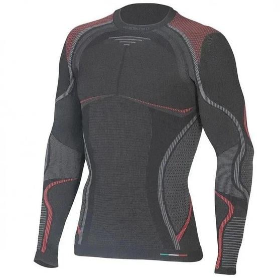 Термофутболка чоловіча Accapi Ergoracing з довгим рукавом XL/XXL Black/Anthracide/Red Термофутболка чоловіча Accapi Ergoracing з довгим рукавом XL/XXL Black/Anthracide/Red