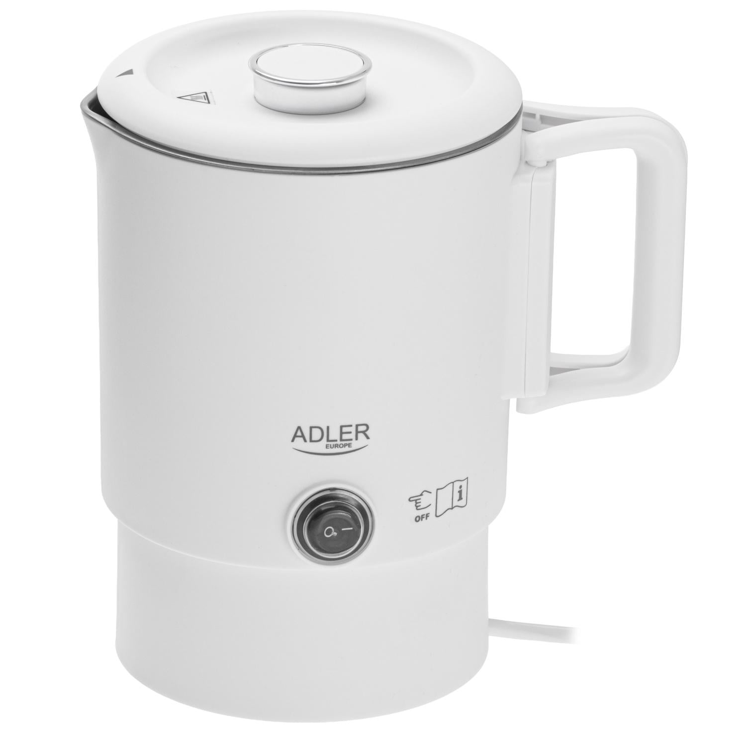 Электрочайник дорожный Adler AD 1388 0,8 л 650 Вт Белый (31559997)
