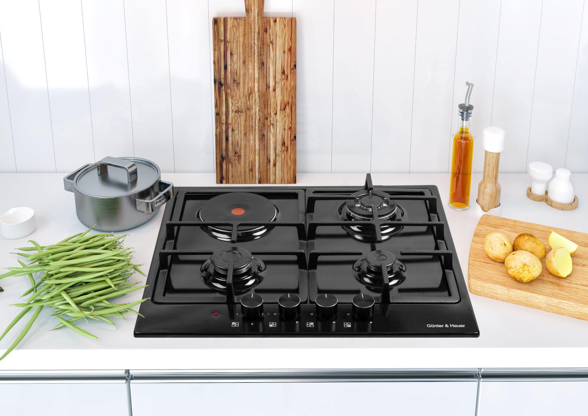 Варочная поверхность комбинированная Gunter&Hauer GH 631 BE - фото 7 Варочная поверхность комбинированная Gunter&Hauer GH 631 BE - фото 7