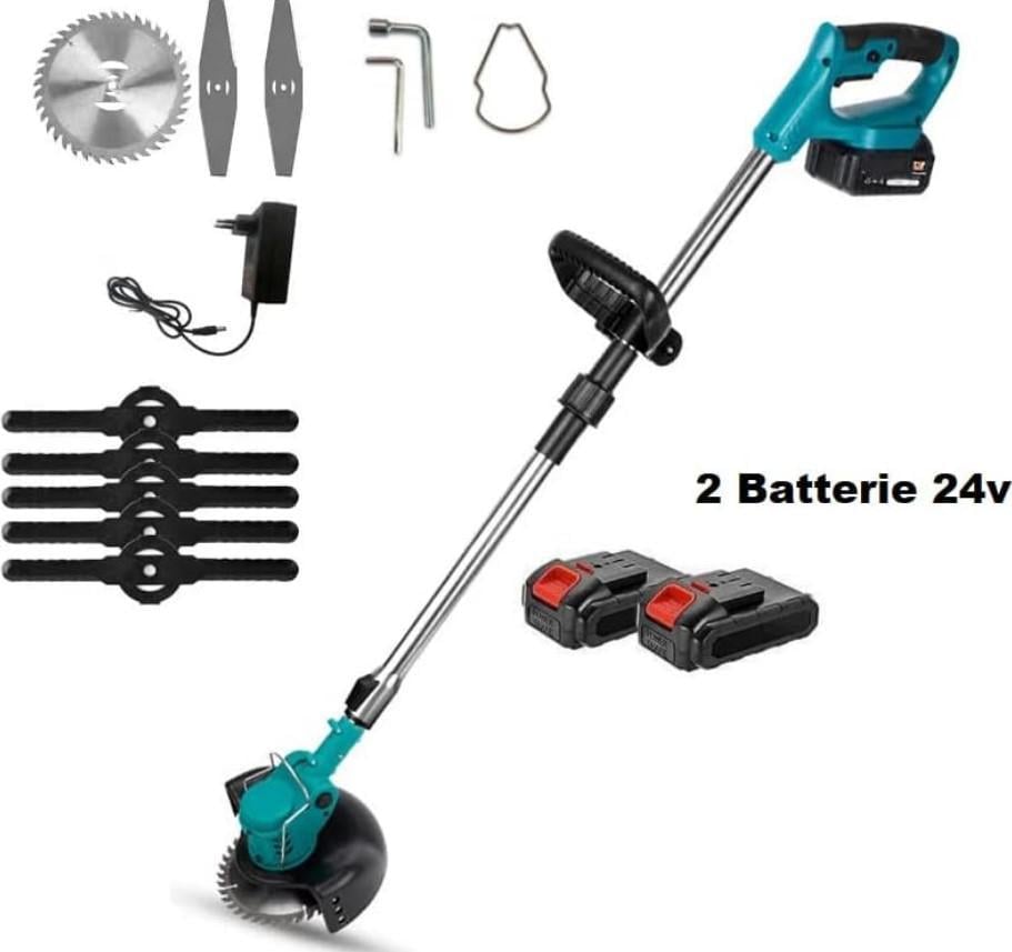 Газонокосарка акумуляторна з тримерами колесами і 2 АКБ 48V 2000 мАг (2104618607) - фото 9 Газонокосарка акумуляторна з тримерами колесами і 2 АКБ 48V 2000 мАг (2104618607) - фото 9