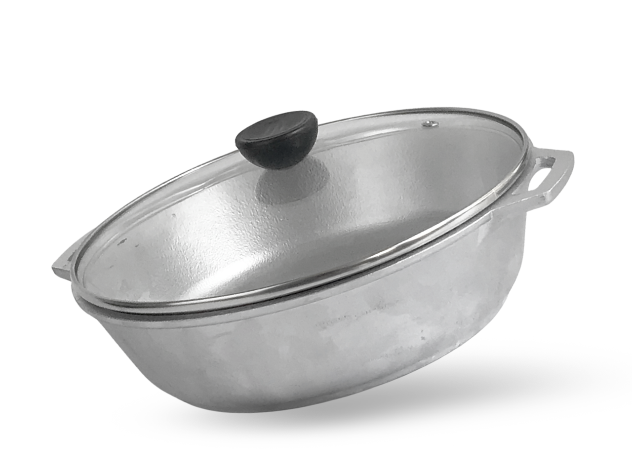 Сковорода алюминиевая Brizoll Monolith со стеклянной крышкой 260х60 мм (32551004)