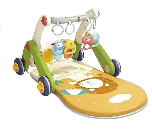 Ходунки коврик с изображением льва и погремушками в наборе (152314)