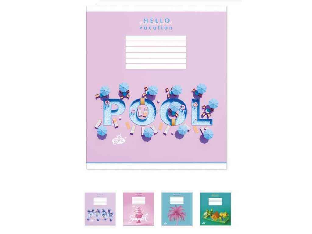 Зошит в лінію Бріск 96 арк. 10 шт. ТВ-17 №2307 Канiкули (965548)