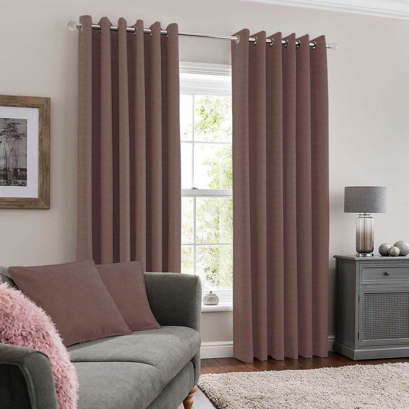 Ткань однотонная для штор Fonluk микровелюр Кофе с молоком (Fonluk/29) - фото 2 Ткань однотонная для штор Fonluk микровелюр Кофе с молоком (Fonluk/29) - фото 2