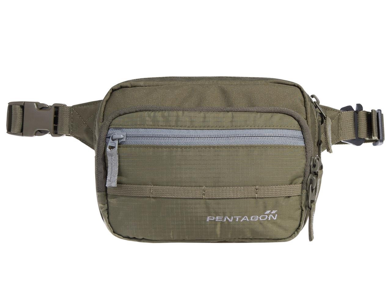 Сумка на пояс Pentagon Protean 210х90х50 мм Olive (K17078-01) - фото 1