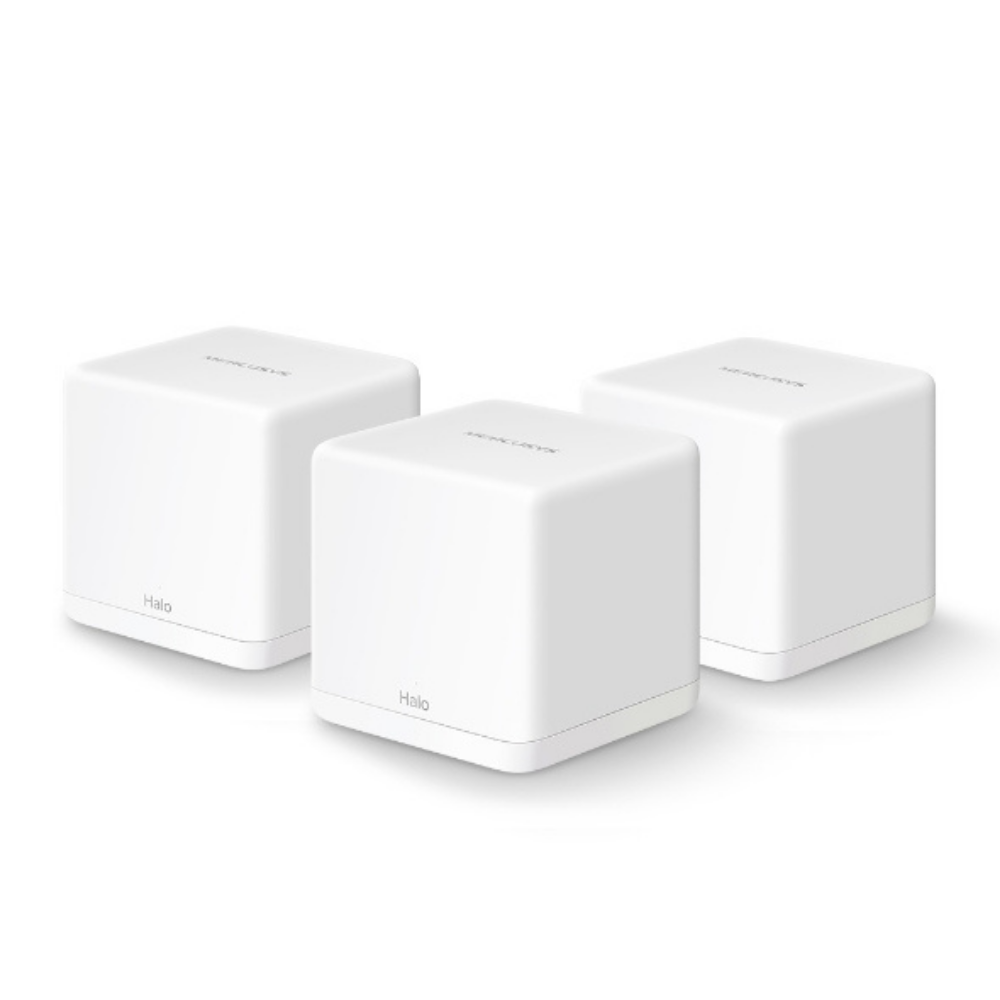Маршрутизатор Mercusys Halo H30G 3-pack 1300 Мбит/с Mesh Wi-Fi система 3 шт. Черный (581576)