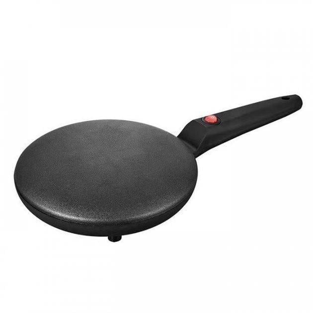 Млинниця електрична занурювальна RIAS R-600 антипригарна 600W 20 см Black (3_07921)