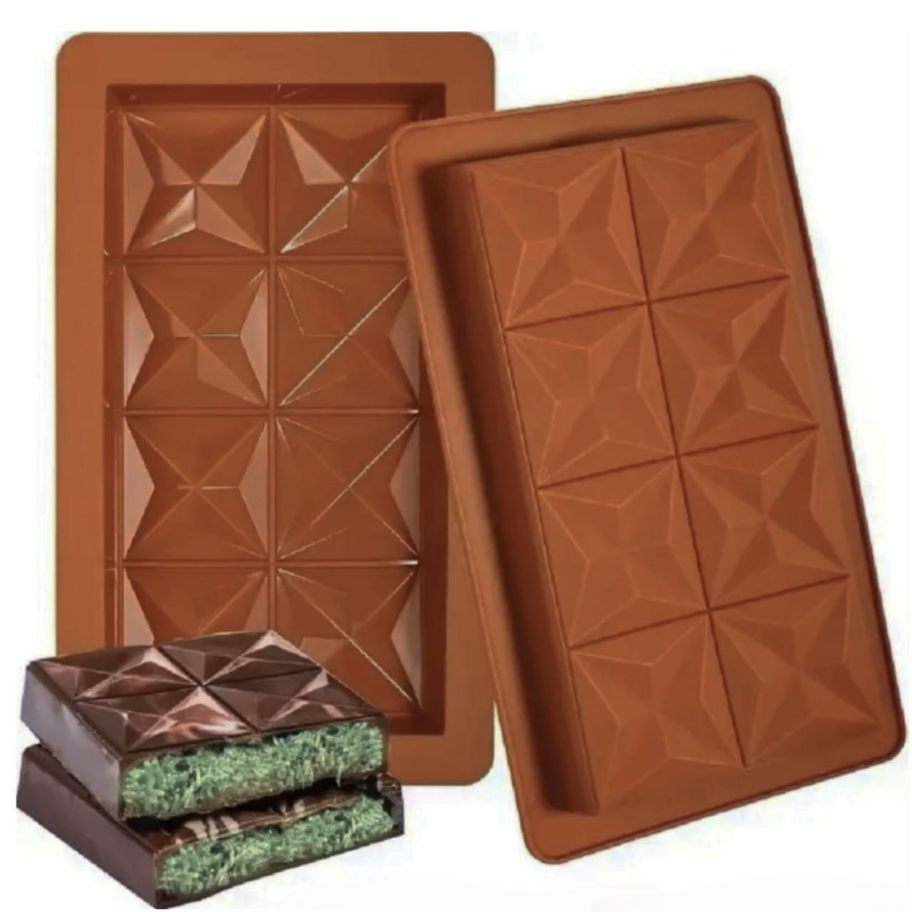 Форма для шоколаду силіконова D1027 Дубайський шоколад максі 22х10,5 см (2b2fafd1) - фото 3 Форма для шоколаду силіконова D1027 Дубайський шоколад максі 22х10,5 см (2b2fafd1) - фото 3