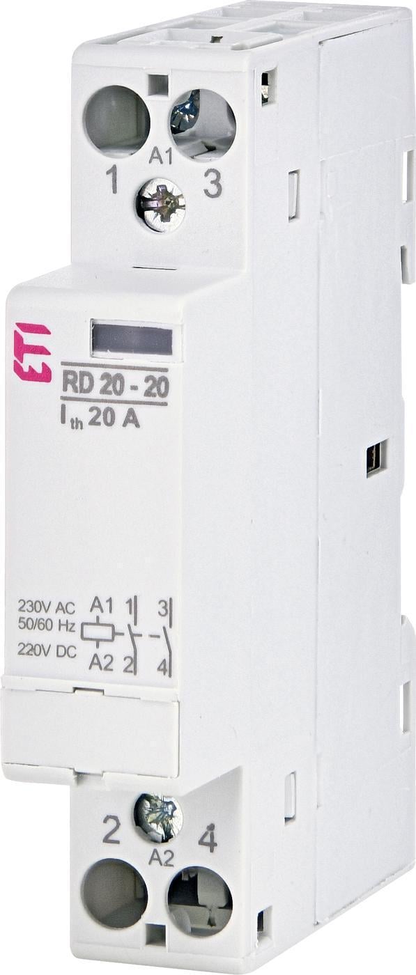 Контактор модульный ETI RD 20-20 230V AC/DC (2464004)