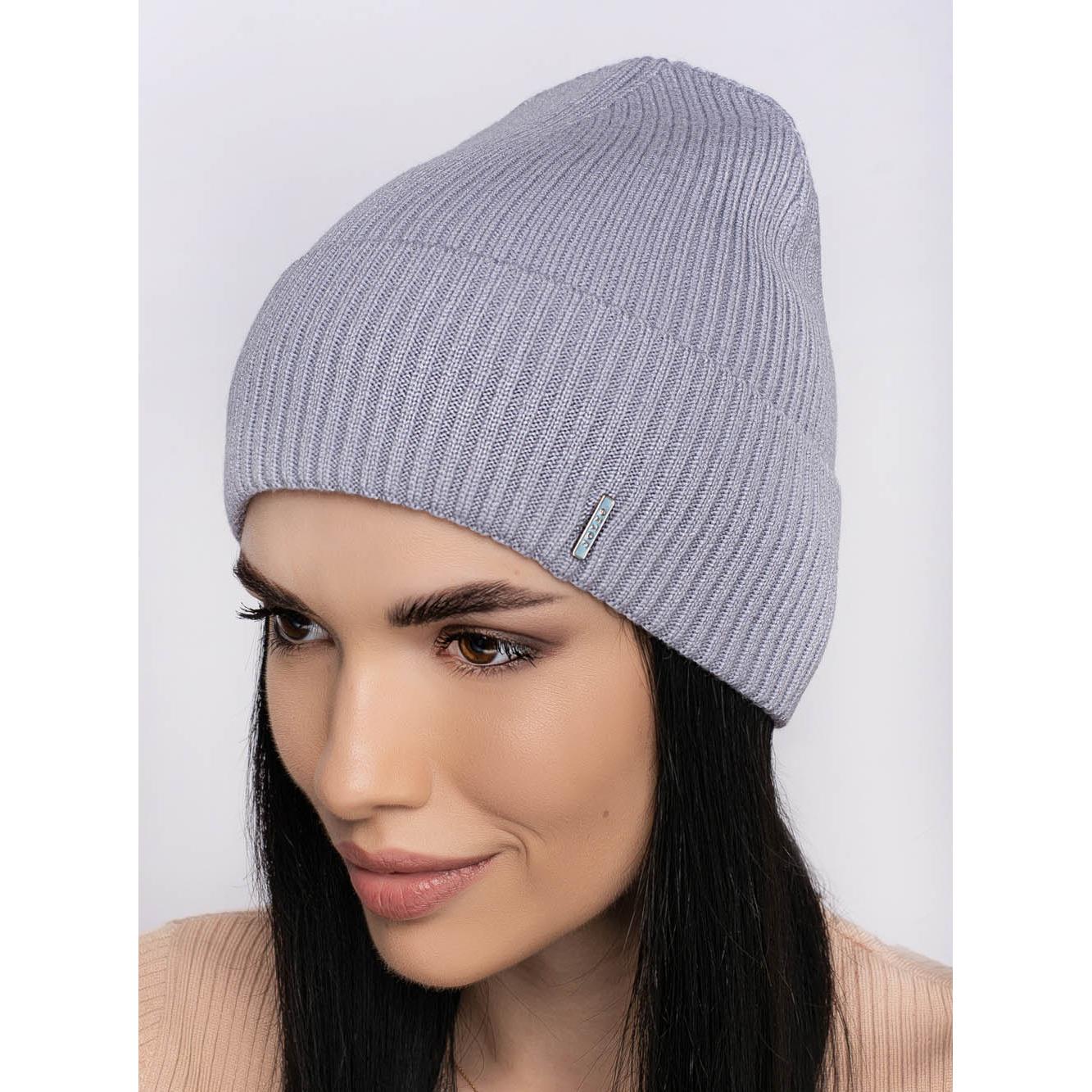 Шапка вискозная женская Leks Квест one size Металл