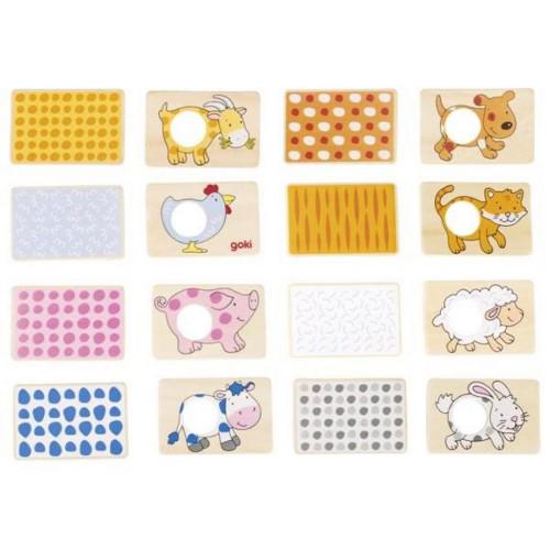 Розвиваюча іграшка Goki Гра мемо тварини (56818G)