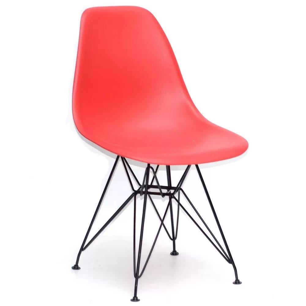 Стілець EAMES METAL 05 Black ML Червоний (114033) - фото 1