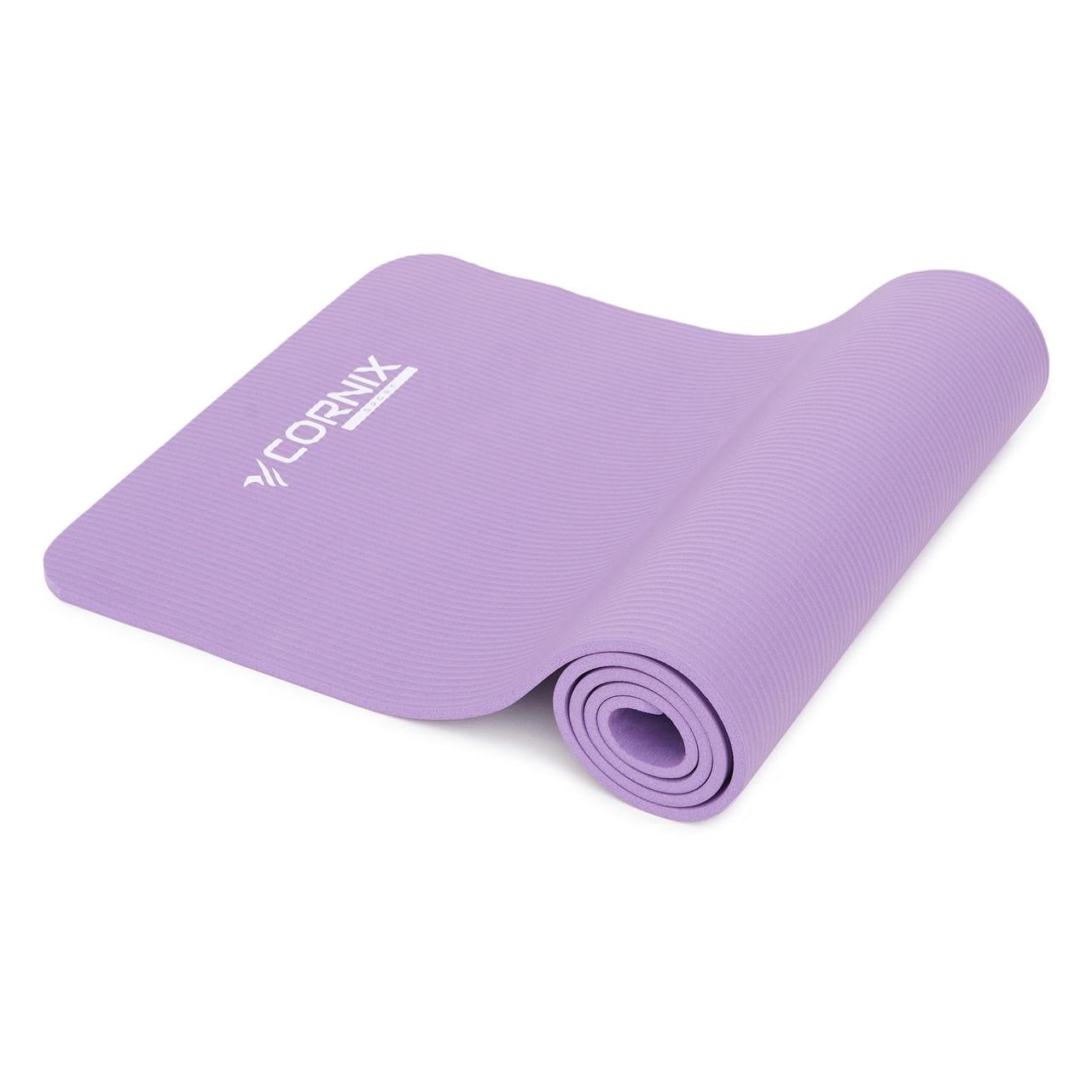 Килимок для йоги та фітнесу Cornix NBR 183x61x1 cм XR-0011 Violet (2375564329)