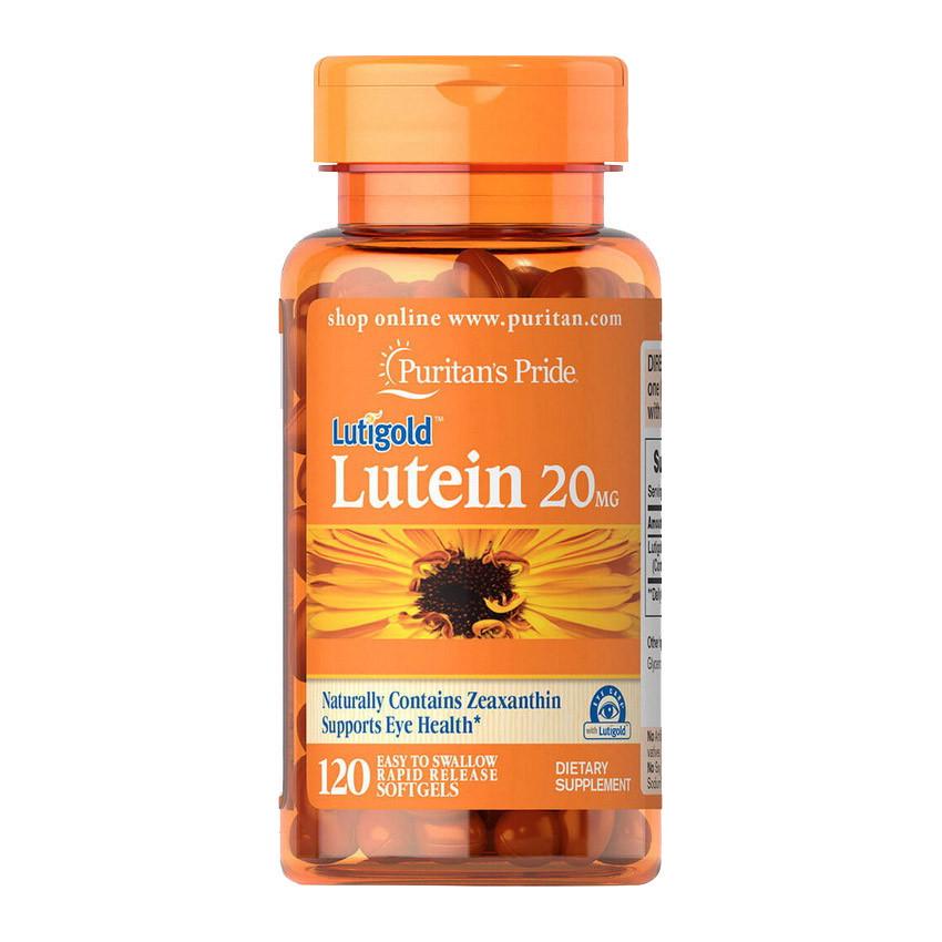 Лютеїн Puritan's Pride Lutein 20 мг 120 капс. (09264-01)