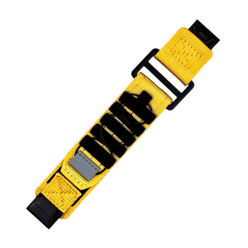 Ремінець для годинника Nylon Pro for Garmin 22 мм Yellow (3716) Ремінець для годинника Nylon Pro for Garmin 22 мм Yellow (3716)
