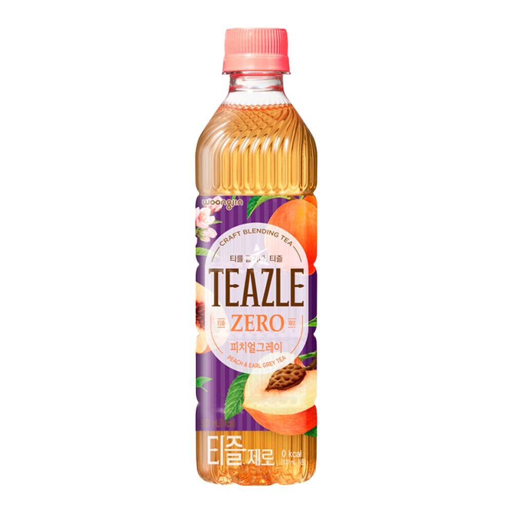 Чай корейский Woongjin Teazle Zero Peach Earl grey tea 500 мл