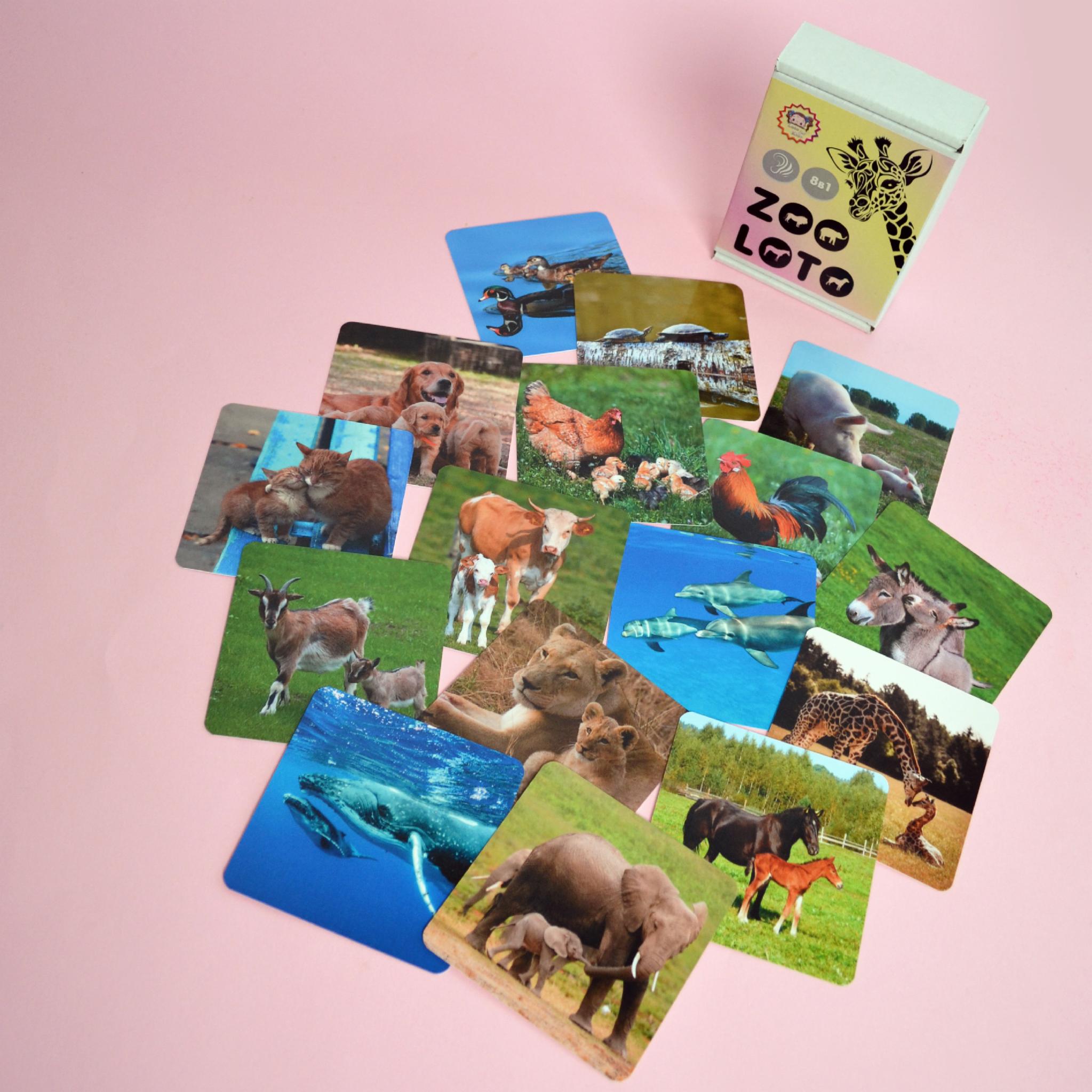Настільна гра Zoia for Kids Лото ЗооЛото 8в1 16 тварин (М-004) - фото 10 Настільна гра Zoia for Kids Лото ЗооЛото 8в1 16 тварин (М-004) - фото 10
