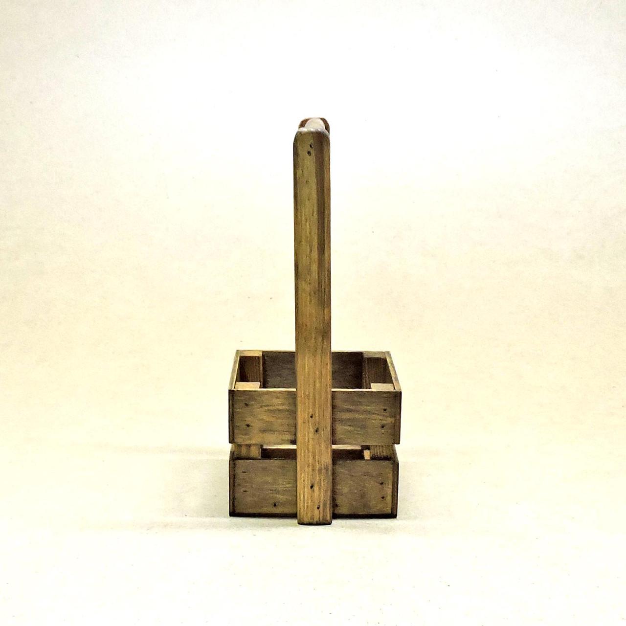 Корзинка подарочная из дерева Шервуд 12х12 см Капучино (ПДК-0021109) - фото 4 Корзинка подарочная из дерева Шервуд 12х12 см Капучино (ПДК-0021109) - фото 4