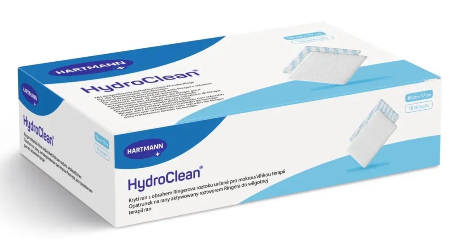 Пов'язка на рану активована для терапії у вологому середовищі HydroClean Гідроклін 10х17 см
