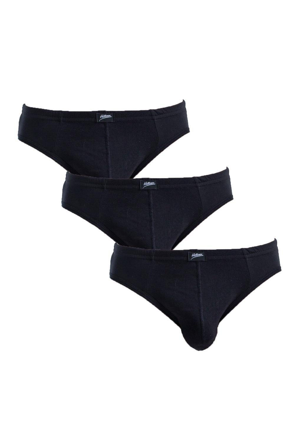 Сет чоловічих трусів Наталюкс 3XL 3 шт. Чорний (4117133290963)