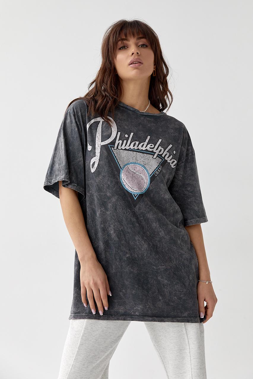 Футболка Philadelphia L Темно-серый (10347715)