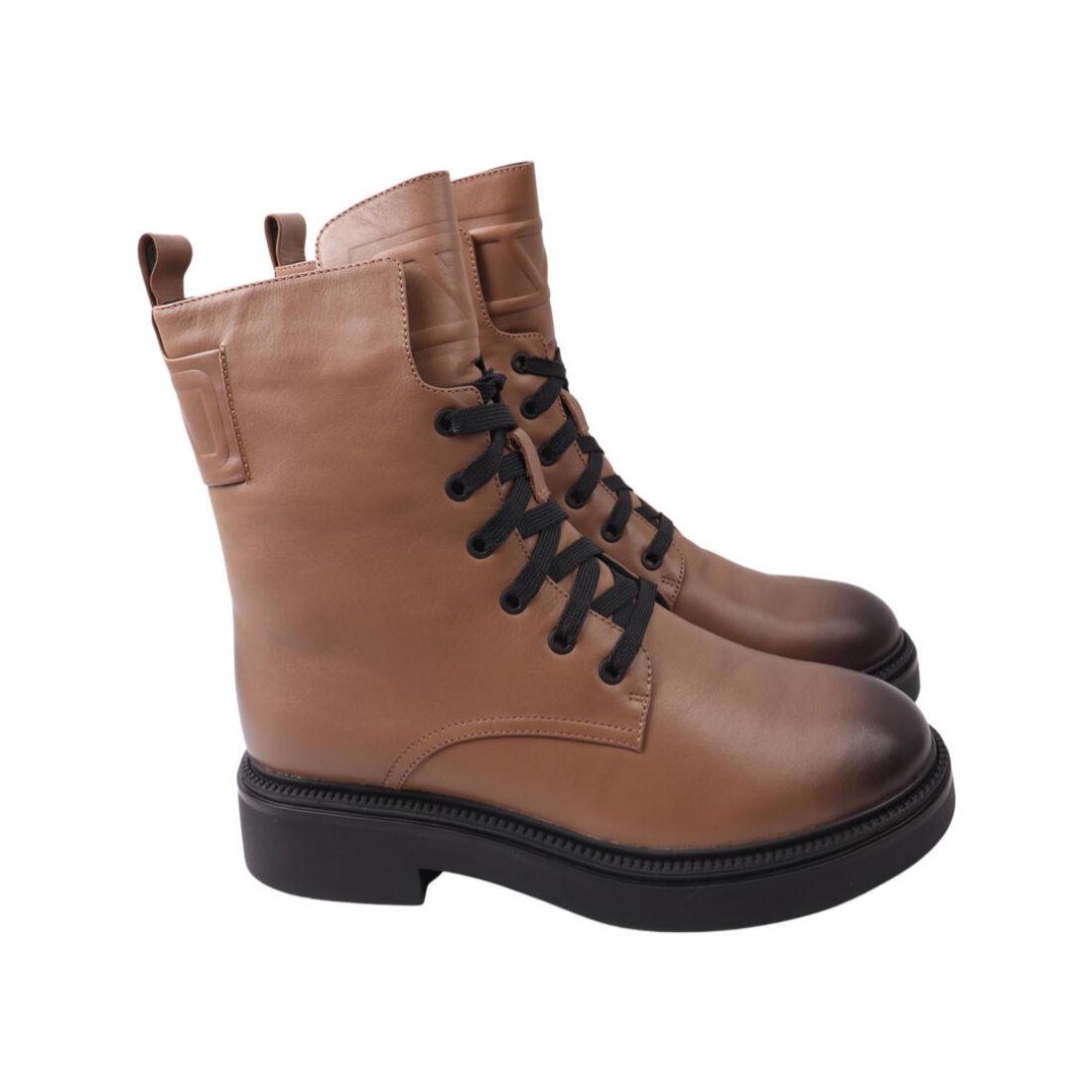 Ботинки женские Polann из кожи р. 37 Капучино (167-22ZHC)