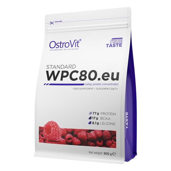 Протеин OstroVit Standard WPC80.eu 900 г Малина