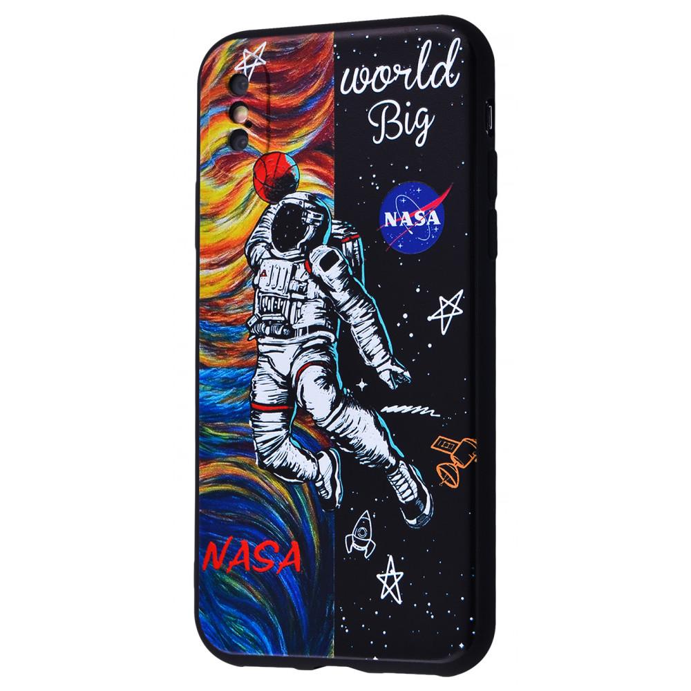 Чехол PRC Brand Picture case TPU для iPhone X/XS Nasa Space с рисунком