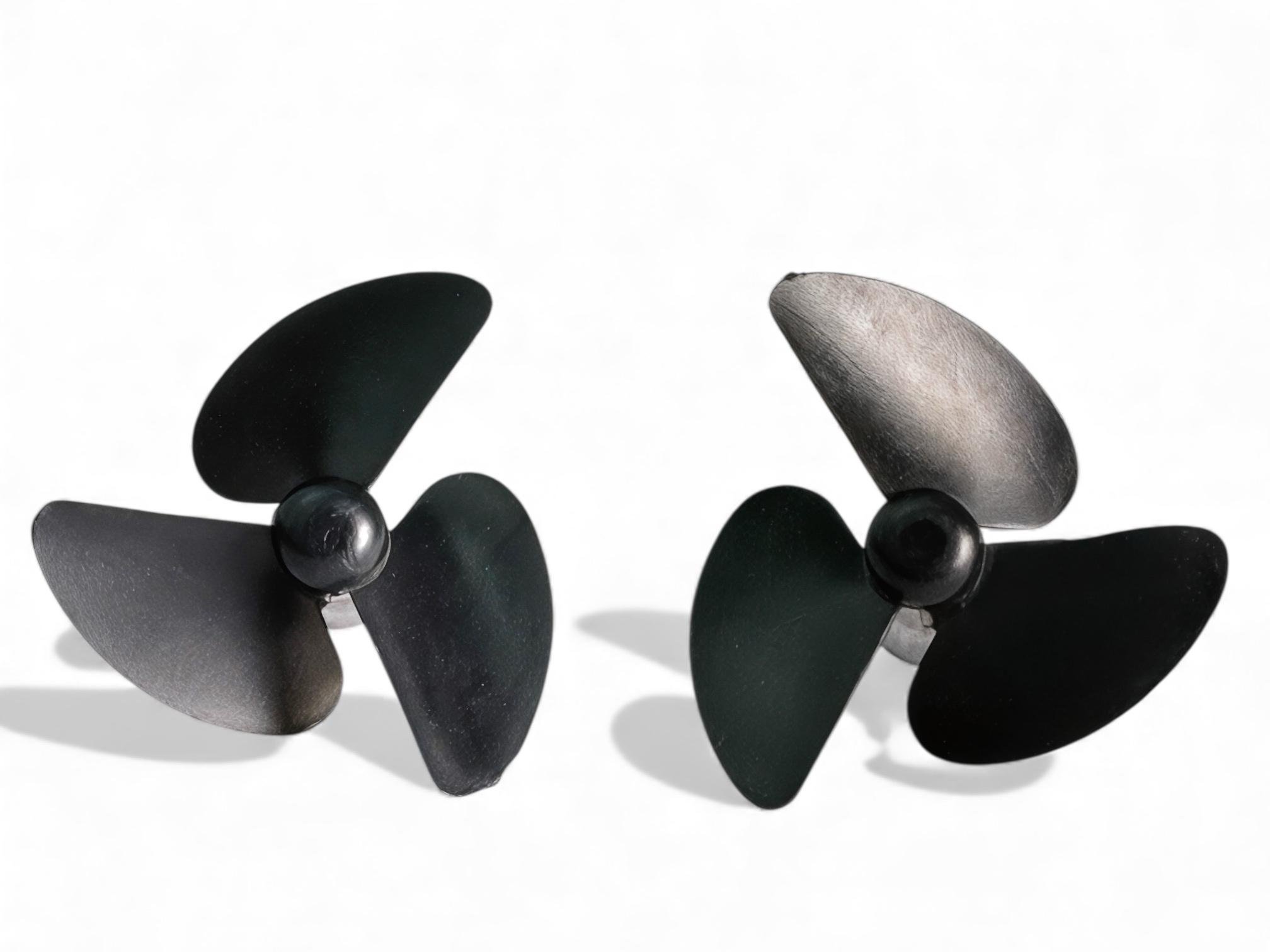 Винты трехлопастные для прикормочных корабликов Flytec/Lixada/Hirisi